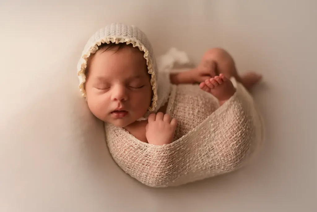 bebé recién nacido sesión fotográfica