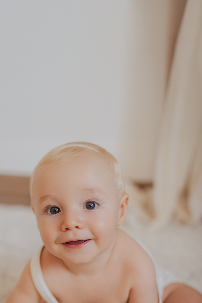 Sesión de Bebé en estudio en Marbella